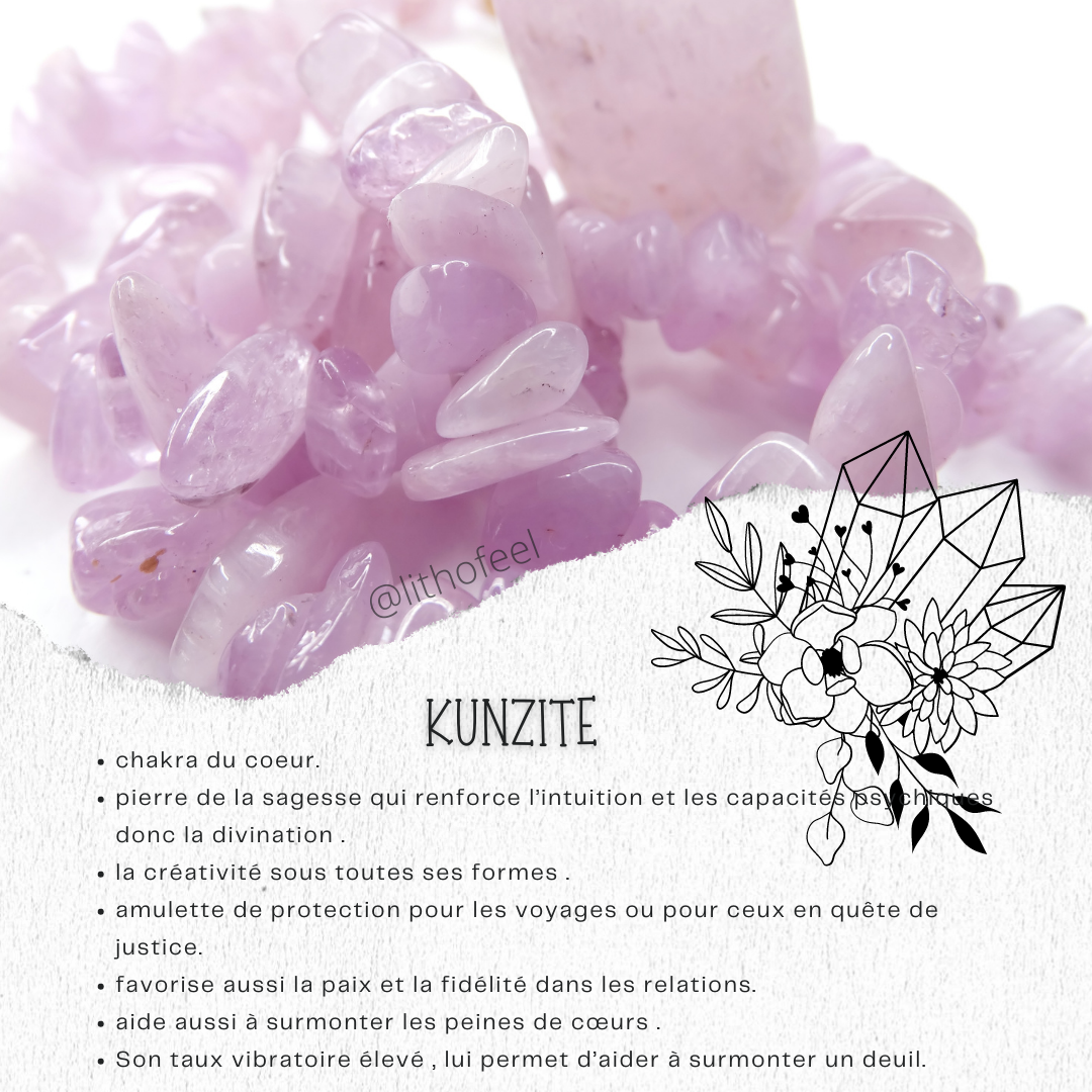 Bienfaits de la Kunzite