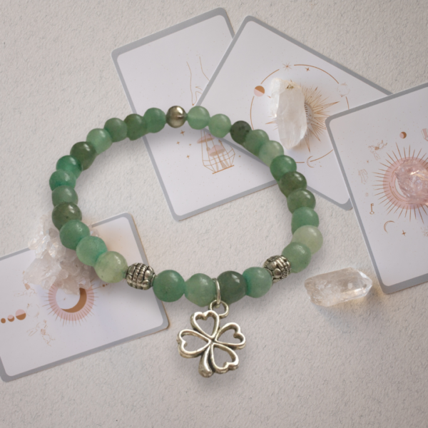 Bracelet en Aventurine verte