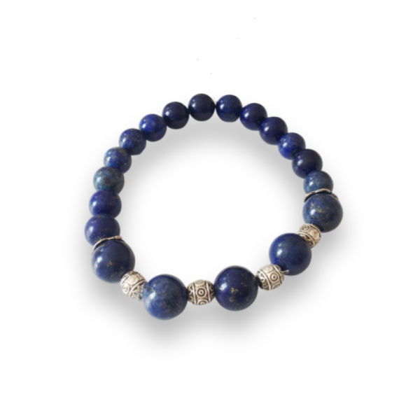 Bracelet en lapis lazuli #2